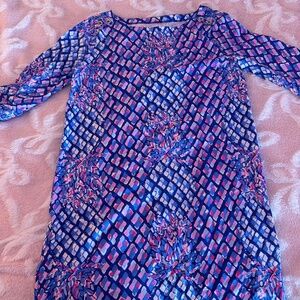 Lilly Pulitzer Girls Dress Size 8-10 mini Sophie Dress